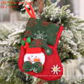 Christmas Stocking Lovely Christmas Socks Hanging Christmas Tree Ornaments Santa Claus Santa Sack Candy Bag Xmas Gift Bags 1pc